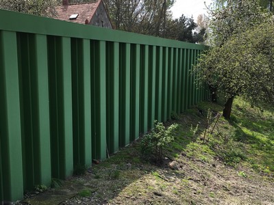 Grodzice zabezpieczone przed korozją