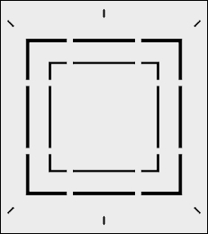 Droga z pierwszeństwem szablon do malowania