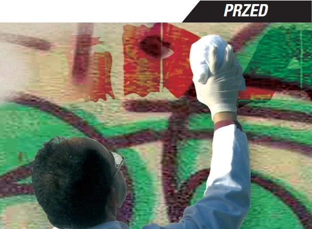 Środek do usuwania graffiti ze ścian, elewacji