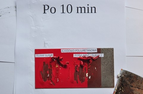 Środek do usuwania farby alkidowo-poliuretanowej