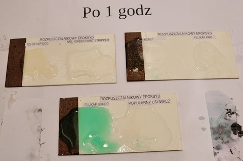 Preparat do usuwania farb epoksydowych rozpuszczalnikowych