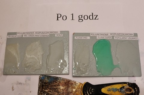 Preparat do usuwania farby poliuretanowej rozpuszczalnikowej