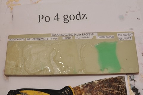 Preparaty do usuwania farb epoksydowych