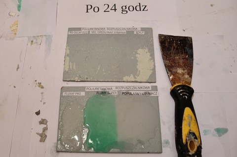 Preparaty do usuwania farby poliuretanowej rozpuszczalnikowej