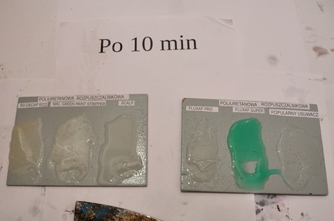Środek do usuwania farby poliuretanowej rozpuszczalnikowej
