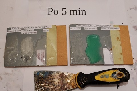 Usuwanie farby poliuretanowej