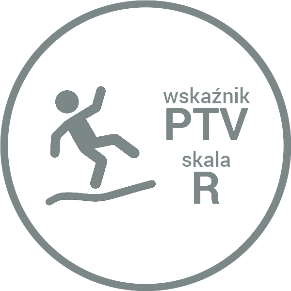 Wskaźnik antypoślizgowości PTV / R