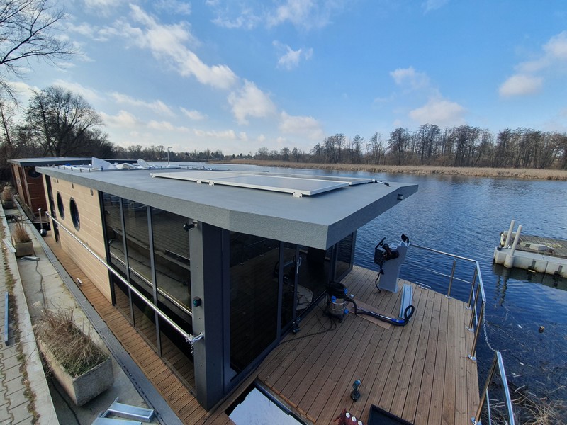 Uszczelnianie dachu płaskiego Elastodeck RAL 7005