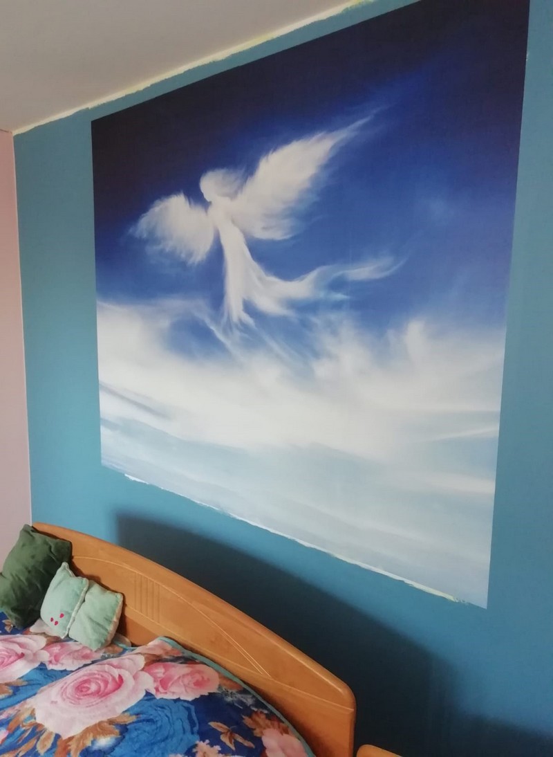 Farba Deco Acryl na ścianie