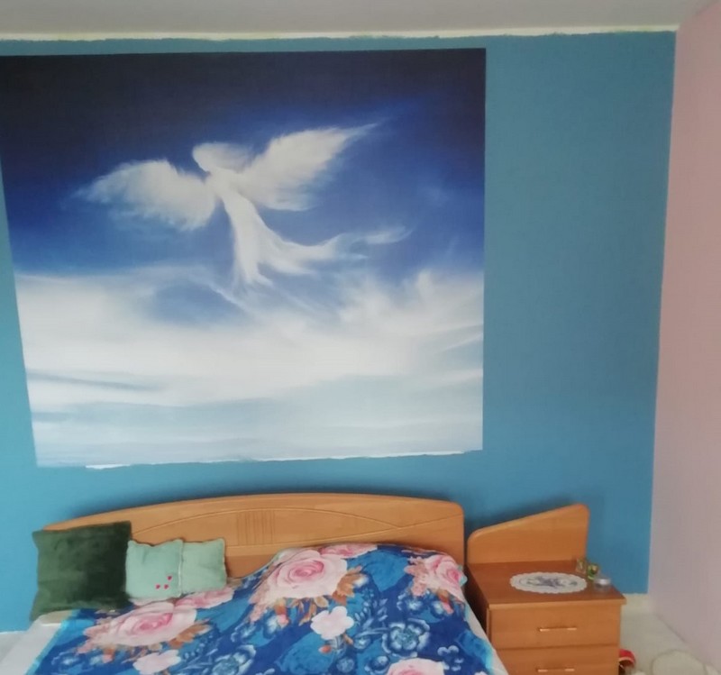 Farba Deco Acryl na ścianie