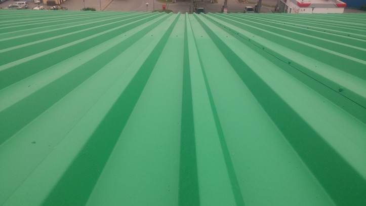 Preparat antykorozyjny, uszczelniający Elastometal RAL 6032 na dachu