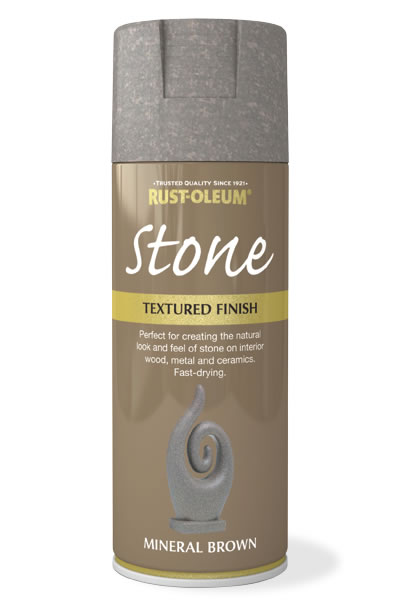 Spray imitujący kamień Rust-Oleum Stone - mineralny brąz
