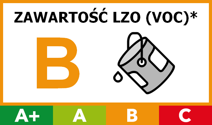Znak Eco B - LZO poniżej 250 g/l