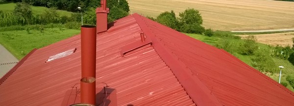 Farba do dachów metalowych, przemysłowych