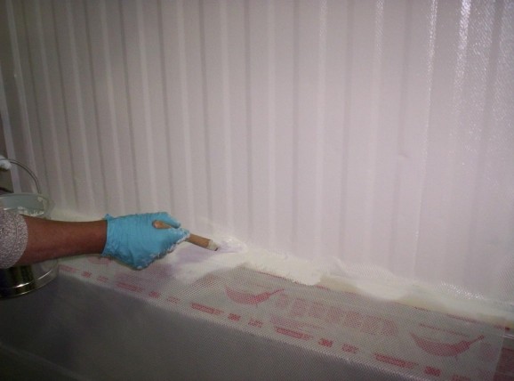 Aplikacja farby pędzlem