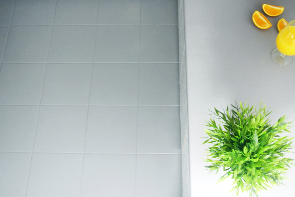 Pomalowane płytki podłogowe