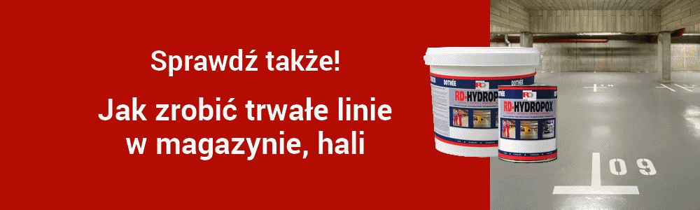 Malowanie trwałych linii