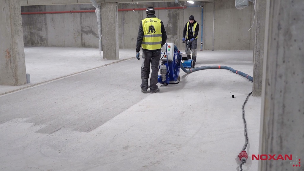 Śrutowanie posadzki