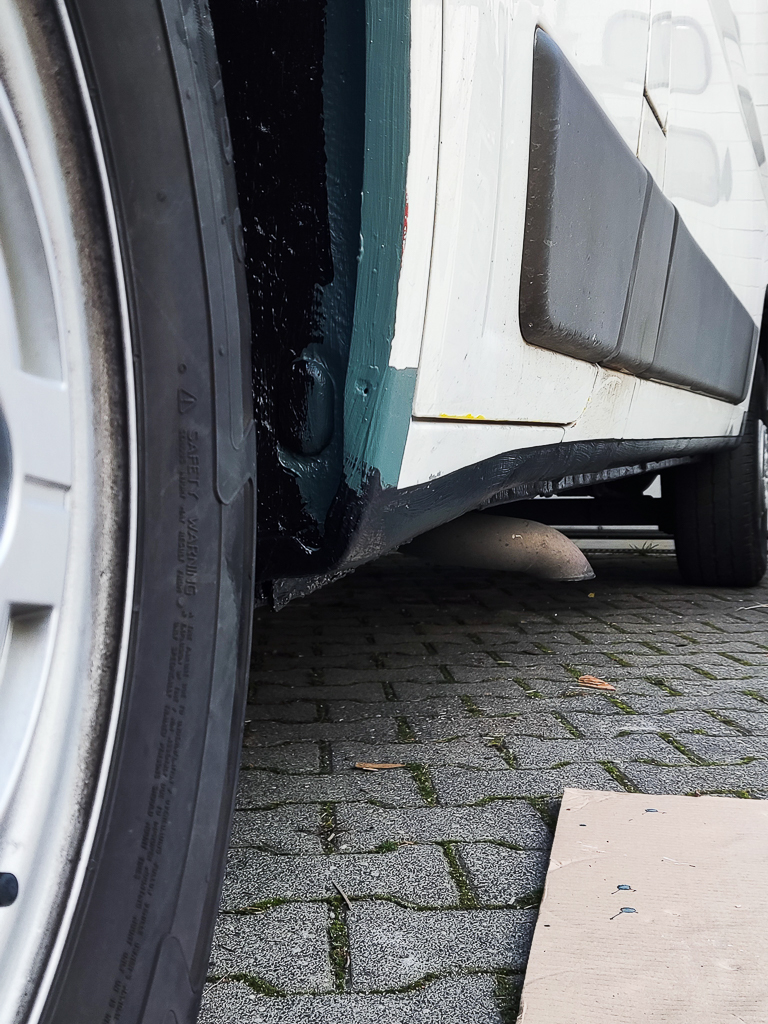 Elastometal po aplikacji trzeciej warstwy