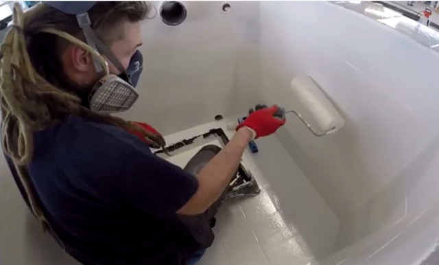 żywica do zbiorników Aplikacja nawierzchni epoksydowej RO 5500