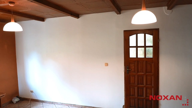 Efekt po pomalowaniu Ściana po malowaniu