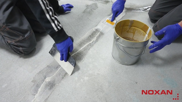 Wypełnianie ubytków w betonie Wypełnianie ubytków