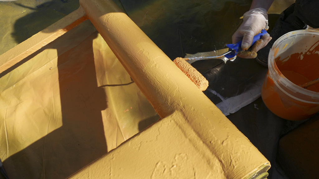 Monoguard malowanie wałkiem Monoguard malowanie wałkiem