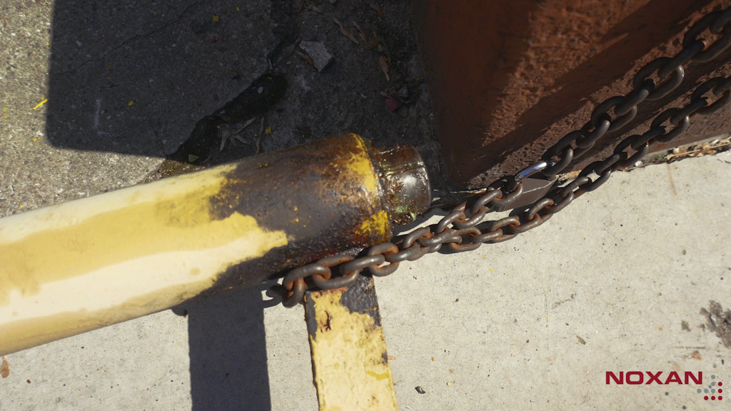 Powierzchnia stalowa ze smarem