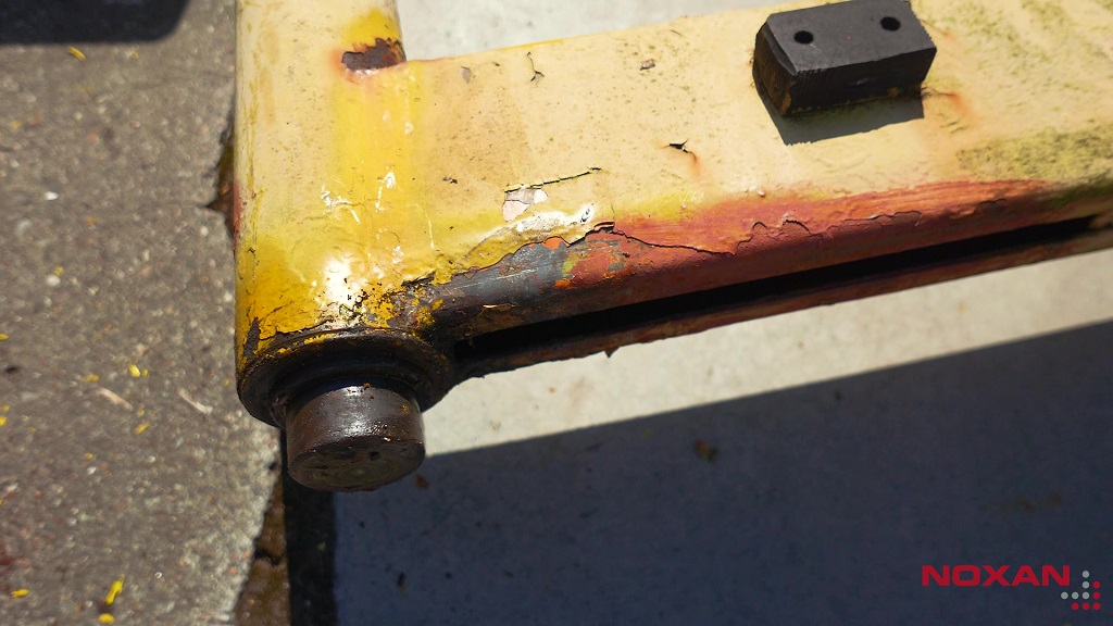 Słabo przylegająca rdza