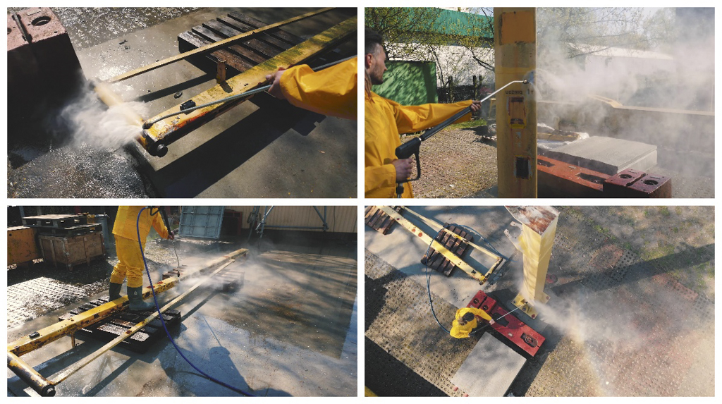 mycie myjką ciśnieniową