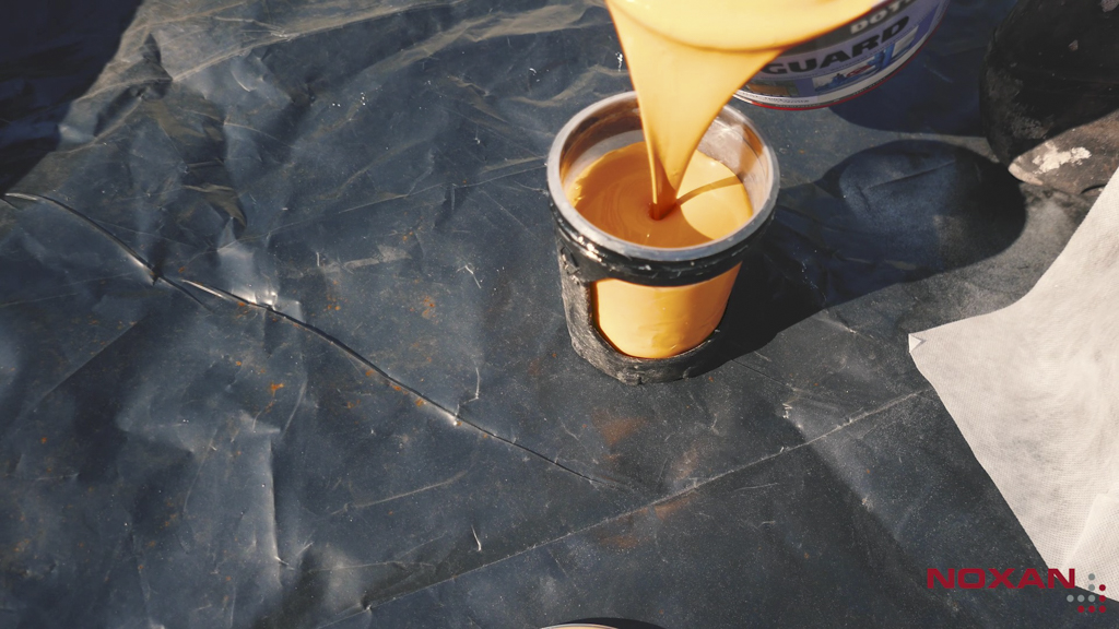 wymieszana farba monoguard