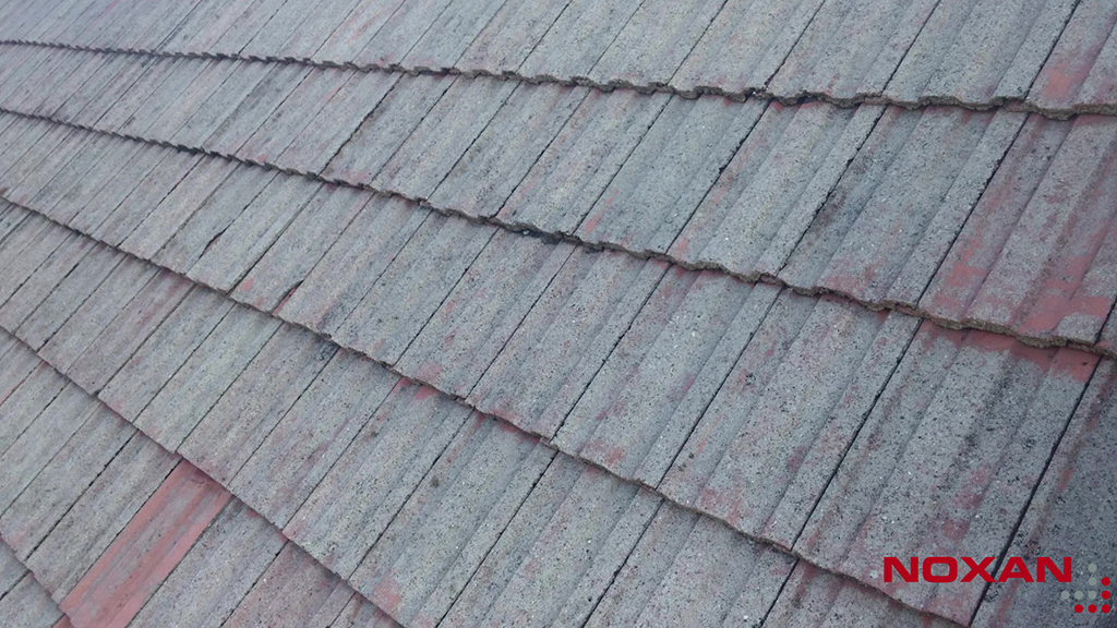 Stare dachówki przed malowaniem