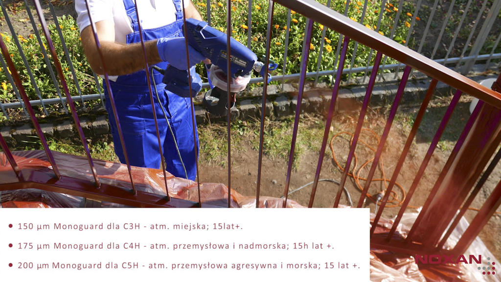 wymagana grubość powłoki