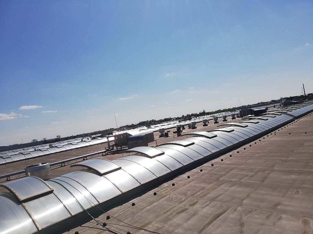 Świetliki przed malowaniem