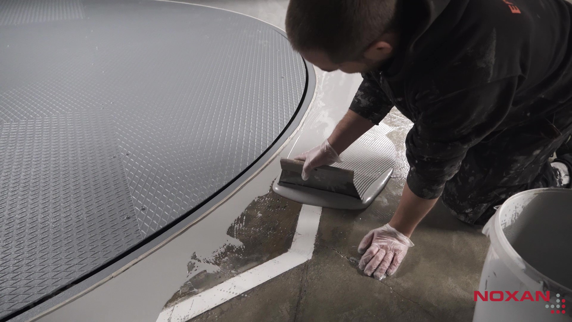 Dominator 30-12 aplikacja małą raklą