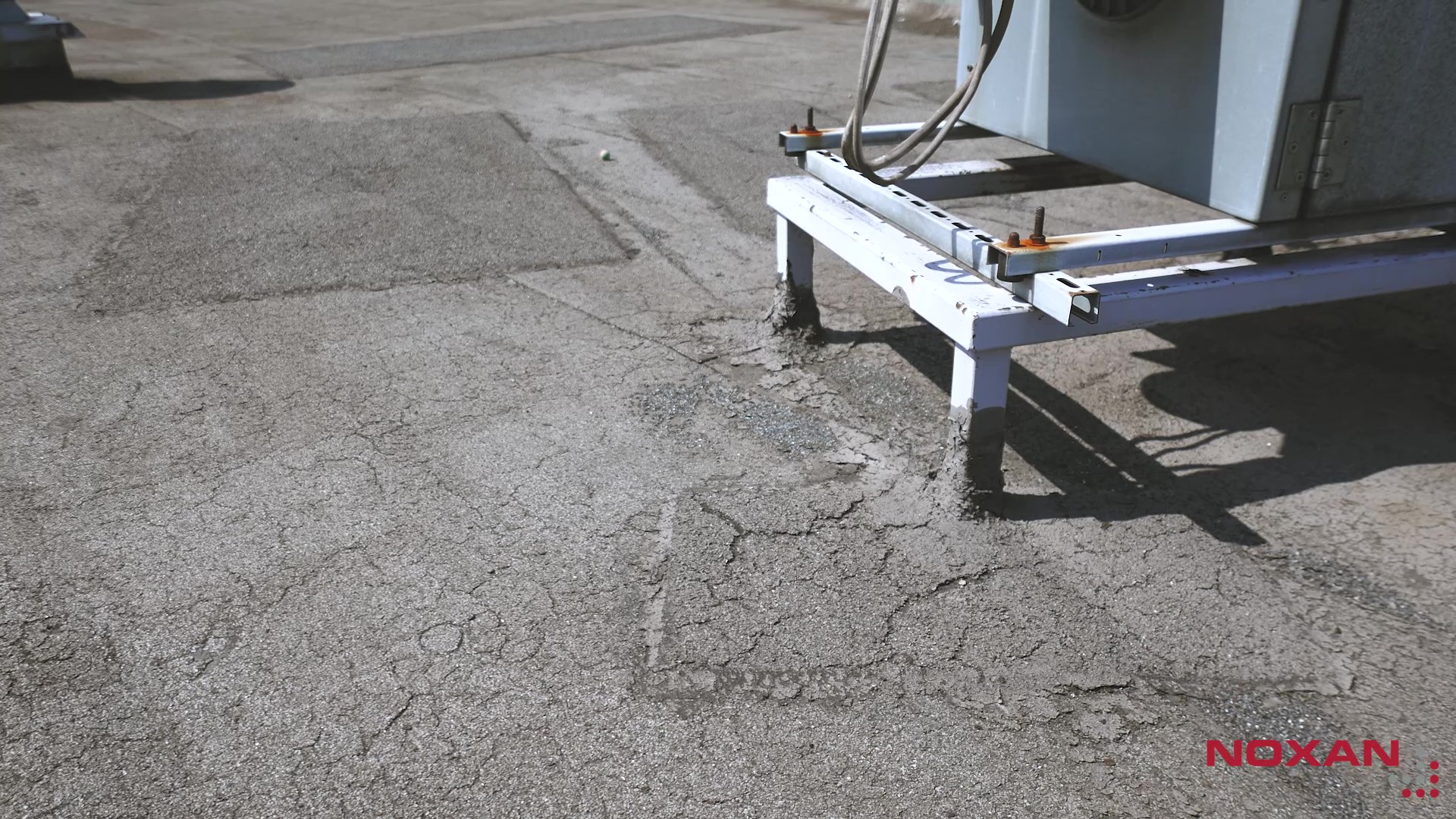 Dach z papy przed wykonaniem hydroizolacji.<