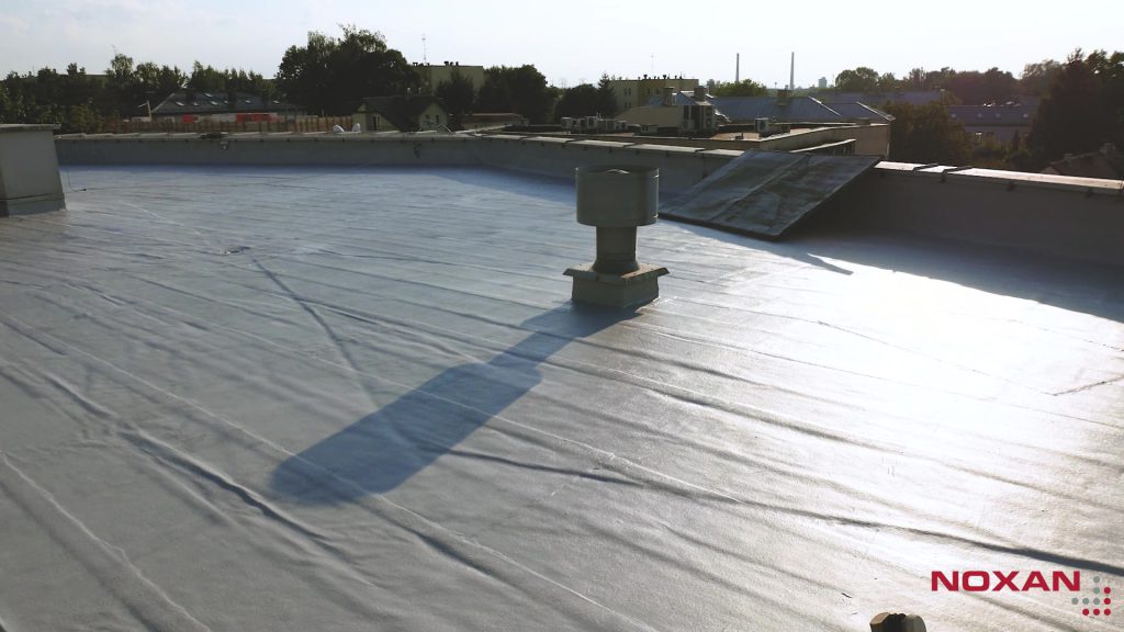 Dach z papy po uszczelnieniu