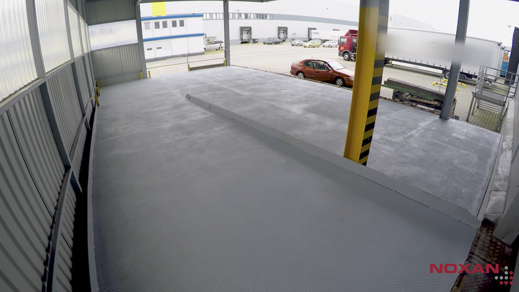 Blacha ryflowana pod ruch wózków widłowych