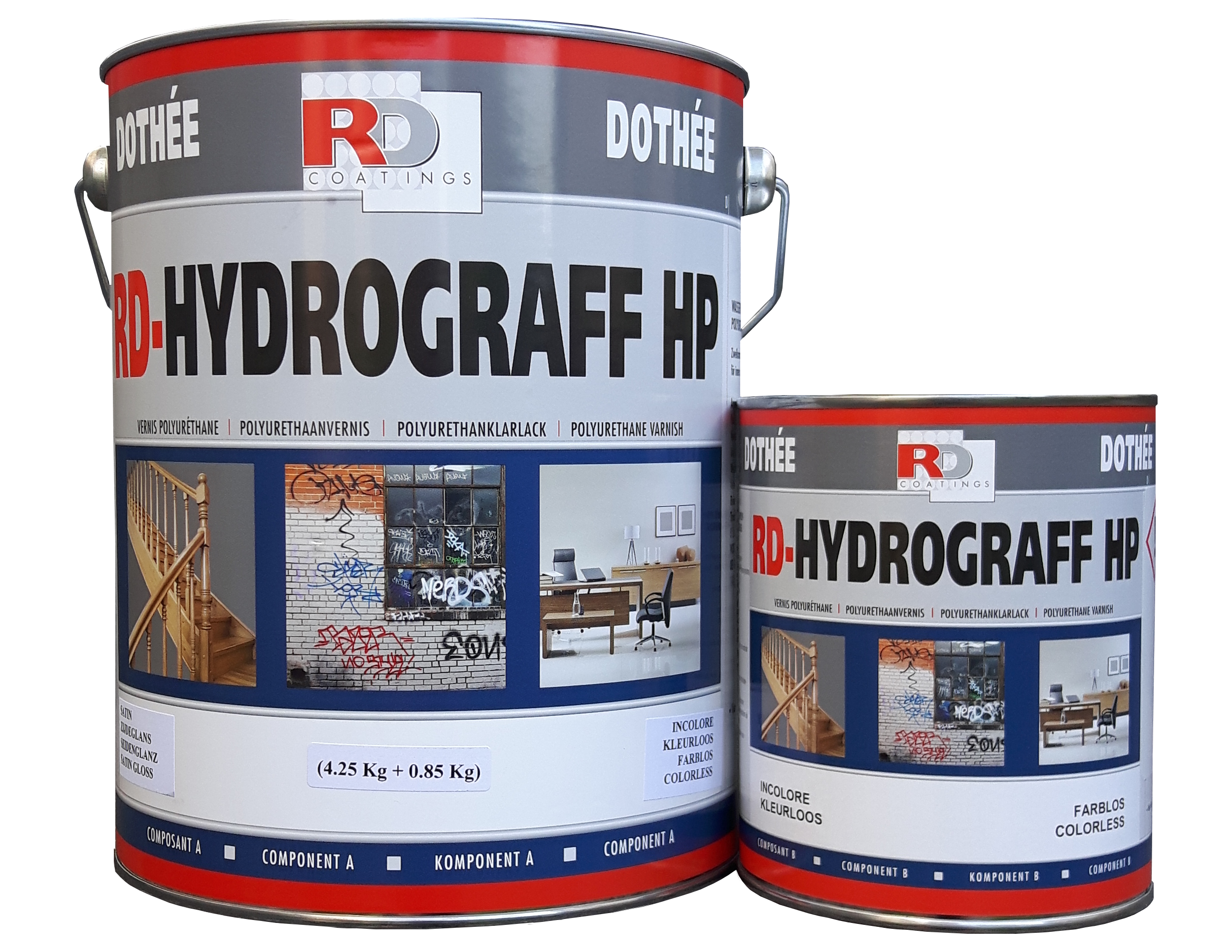 Lakier do betonu, kamienia, cegieł, żywic Hydrograff HP