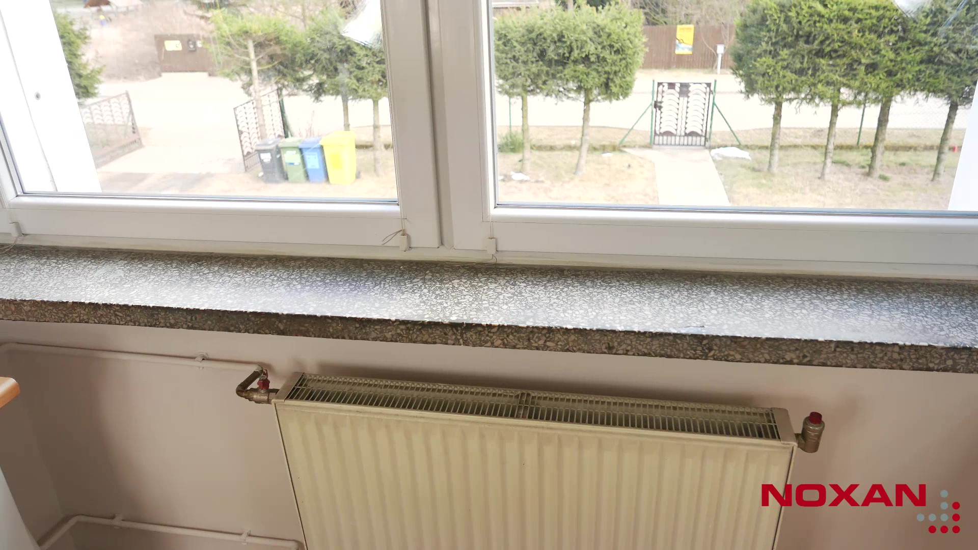 Parapet przed malowaniem