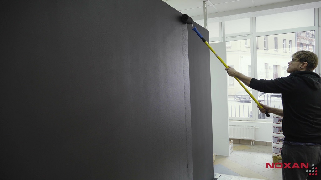 Malowanie kolejnych warstw farbą Pro-Netic