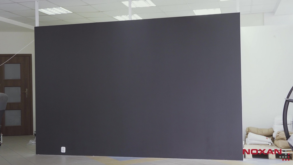 Ściana pomalowana farbą Pro-Netic