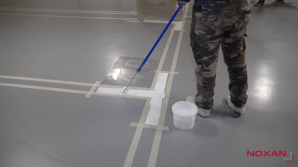 Aplikacja żywicy Hydropox