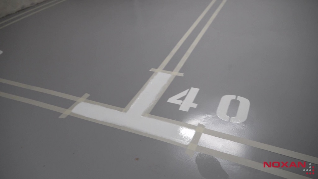 Pomalowanie oznaczenia poziome