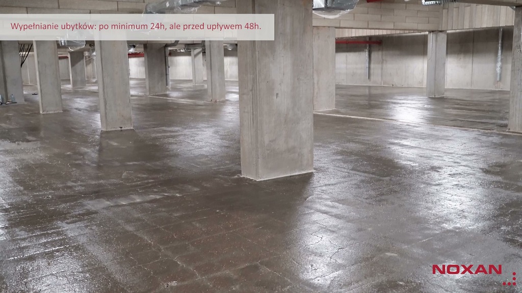 Zagruntowana posadzka betonowa