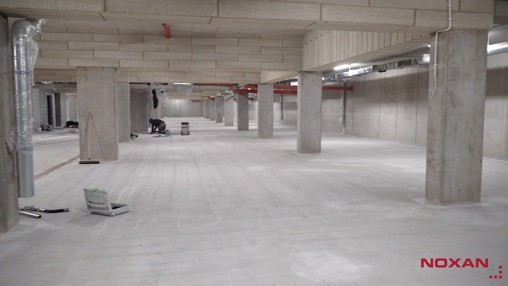 Ześrutowana posadzka betonowa