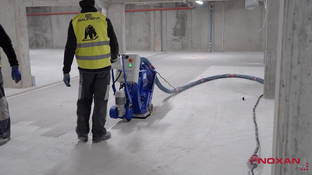 Śrutowanie posadzki