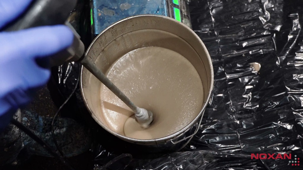 Mieszanie masy naprawczej