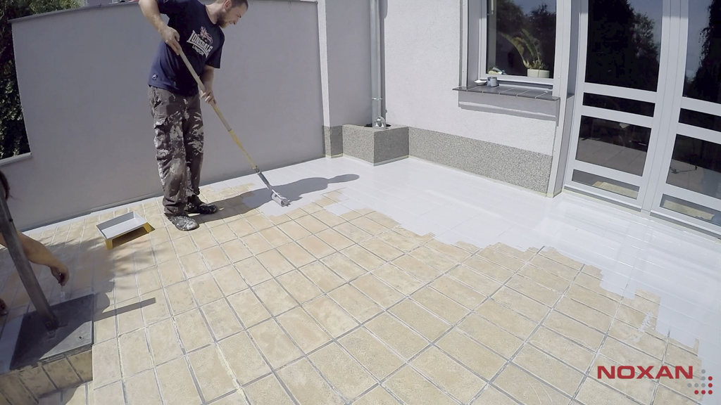 Dampshield aplikacja na powierzchnie poziome