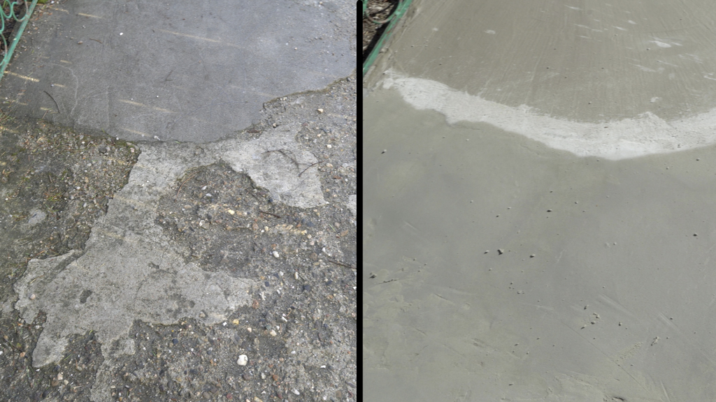 Efekt prze i po uzupełnianiu ubytków